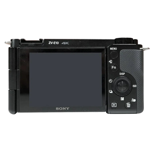 Sony ZV-E10 24.2MP APS-C 4K Mirrorless Camera with 16-50mm Lens Black