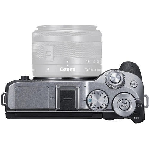 Canon EOS M6 Mark II 32.5MP APS-C Mirrorless Camera Body Silver