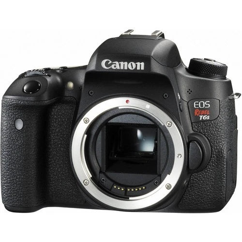 Canon EOS Rebel T6s 24.2MP APS-C DSLR Camera Body Only Black