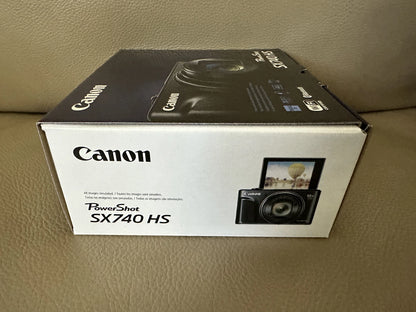 Canon PowerShot SX740 HS 20.3MP 40x Optical Zoom 4K Digital Camera Black