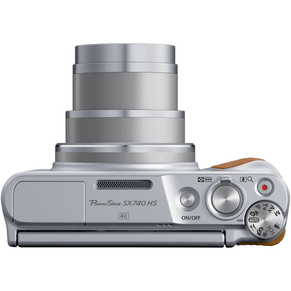 Canon PowerShot SX740 HS 20.3MP 40x Optical Zoom 4K Digital Camera Silver