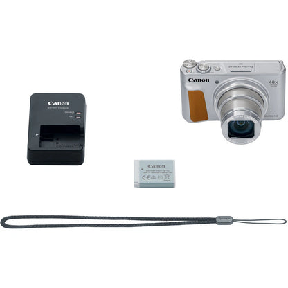 Canon PowerShot SX740 HS 20.3MP 40x Optical Zoom 4K Digital Camera Silver