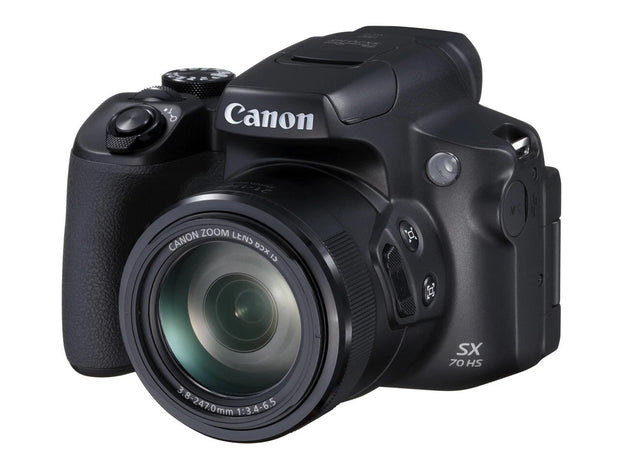 Canon PowerShot SX70 HS 20.3MP 65x Optical Zoom 4K Digital Camera Black