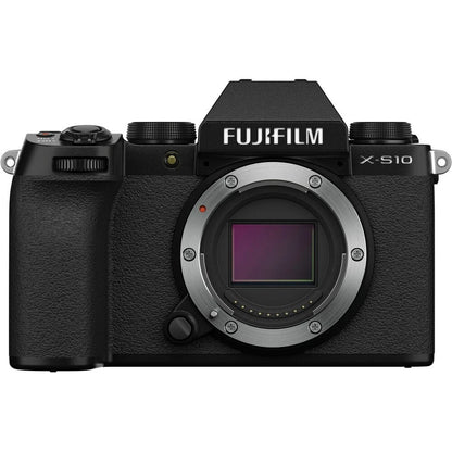 FUJIFILM X-S10 26.1MP APS-C Mirrorless Camera Body Black