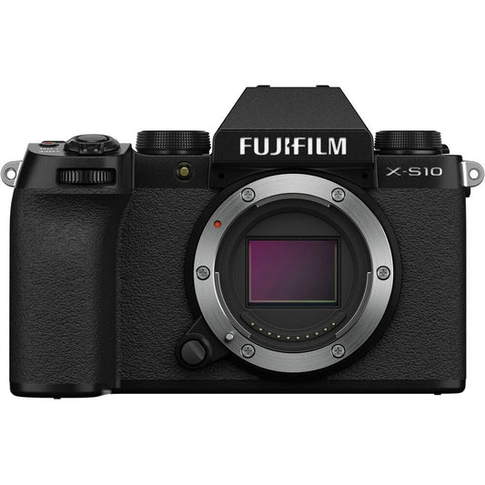FUJIFILM X-S10 26.1MP APS-C Mirrorless Camera Body Black