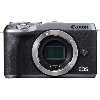 Canon EOS M6 Mark II 32.5MP APS-C Mirrorless Camera Body Silver