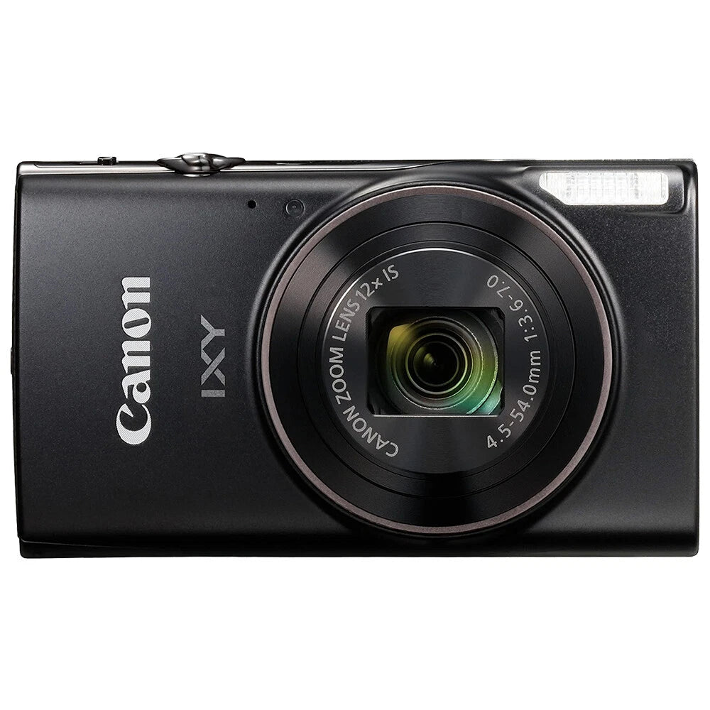 Canon IXY 650 / ELPH 360 20.2MP Digital Camera 12x Optical Zoom Wi-Fi Black
