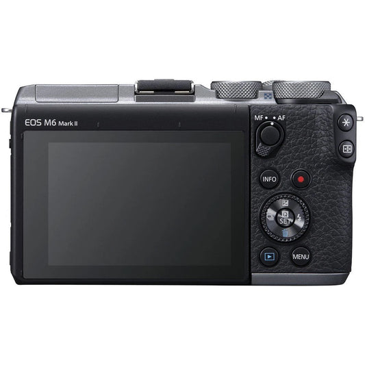 Canon EOS M6 Mark II 32.5MP APS-C Mirrorless Camera Body Silver