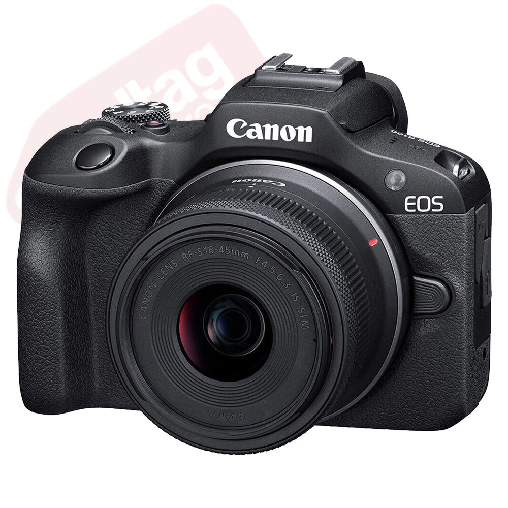 Canon EOS R100 Mirrorless Digital Camera with RF-S 18-45mm IS STM Lens
