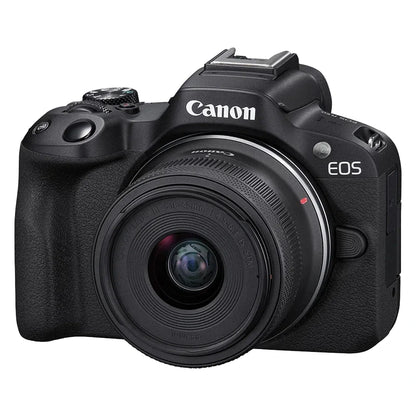 Canon EOS R50 24.2MP APS-C Mirrorless Camera with RF-S 18-45mm IS STM Lens Black