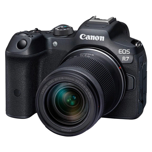Canon EOS R7 32.5MP APS-C Mirrorless Camera with RF-S 18-150mm IS STM Lens Black