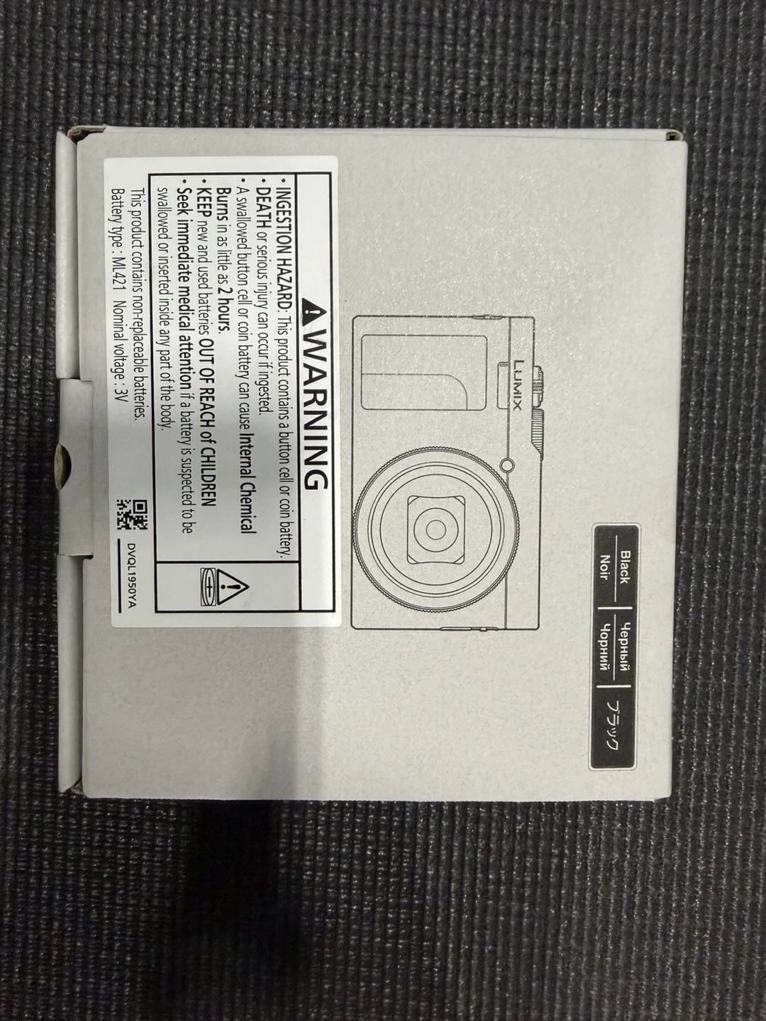 Panasonic Lumix ZS99 20.3MP 30x Optical Zoom 4K Digital Camera Black