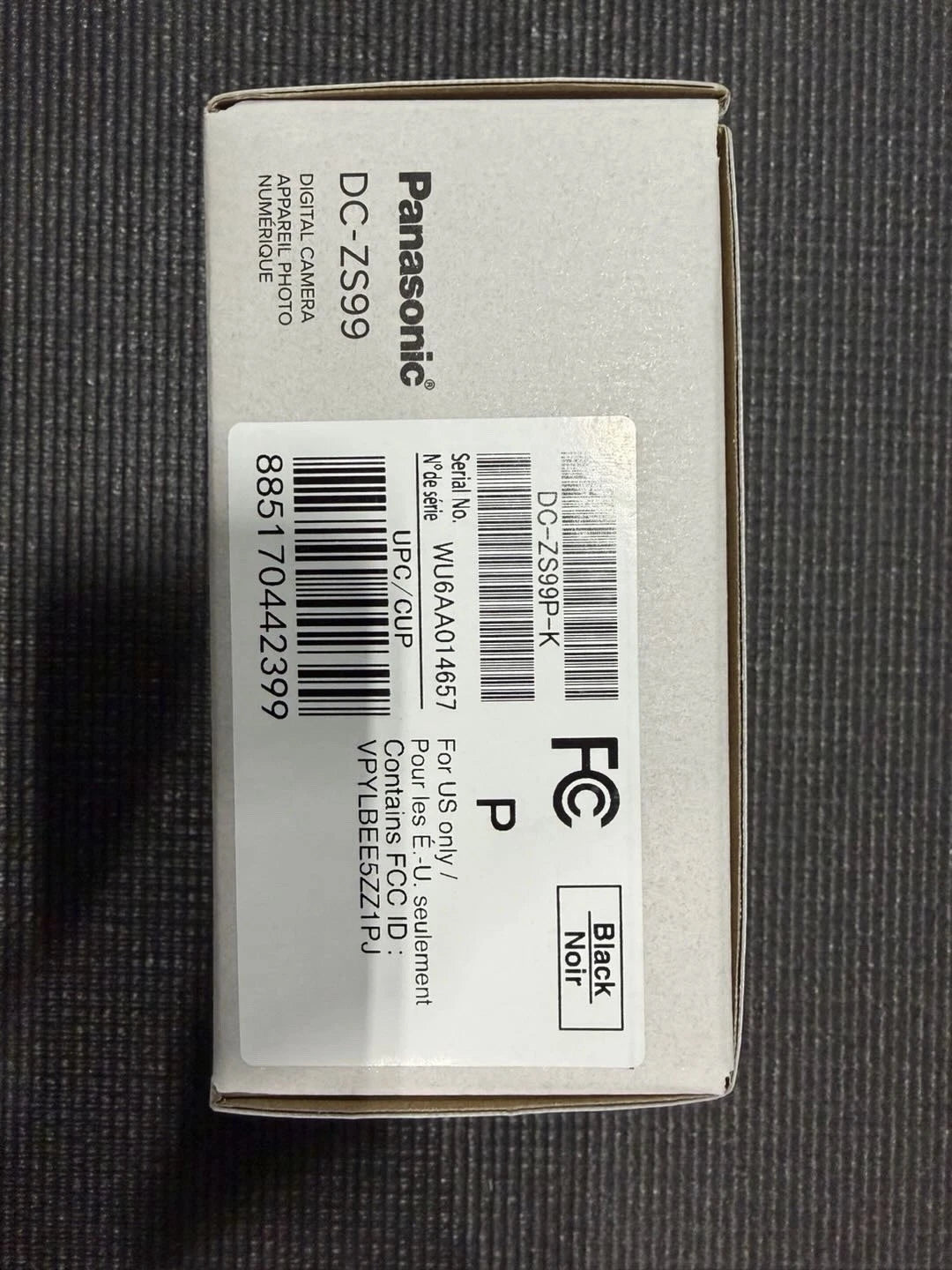 Panasonic Lumix ZS99 20.3MP 30x Optical Zoom 4K Digital Camera Black