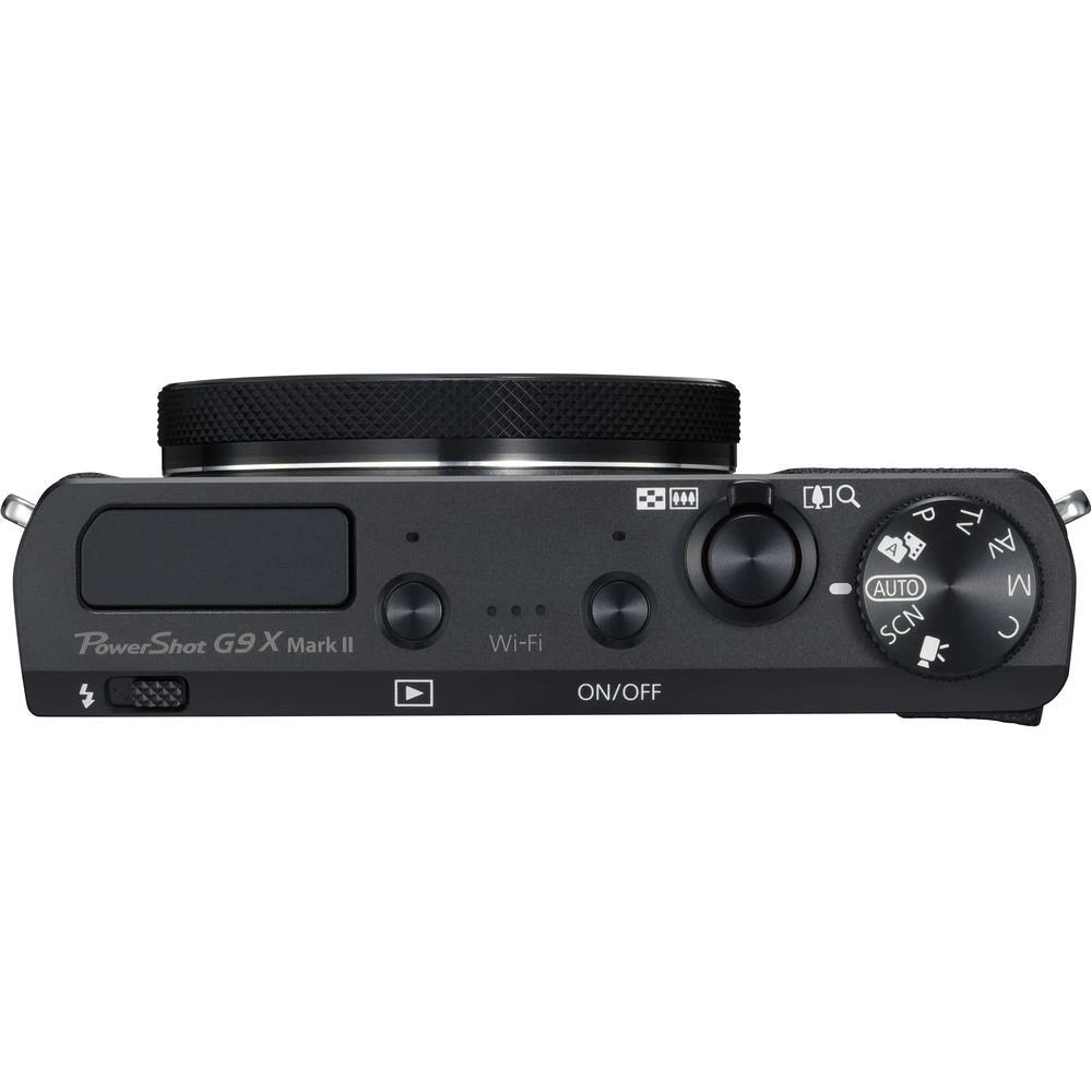 Canon PowerShot G9 X Mark II 20.1MP 1-Inch Sensor Compact Digital Camera Black