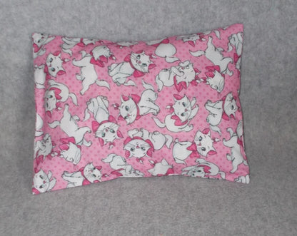 Handmade Disney Aristocrats Marie Cat 9x12 Cotton Travel Pillowcase Cover Pink