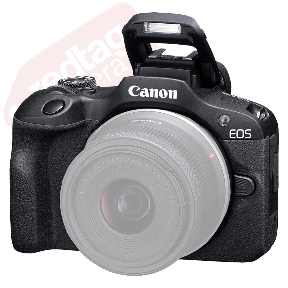 Canon EOS R100 Mirrorless Digital Camera with RF-S 18-45mm IS STM Lens