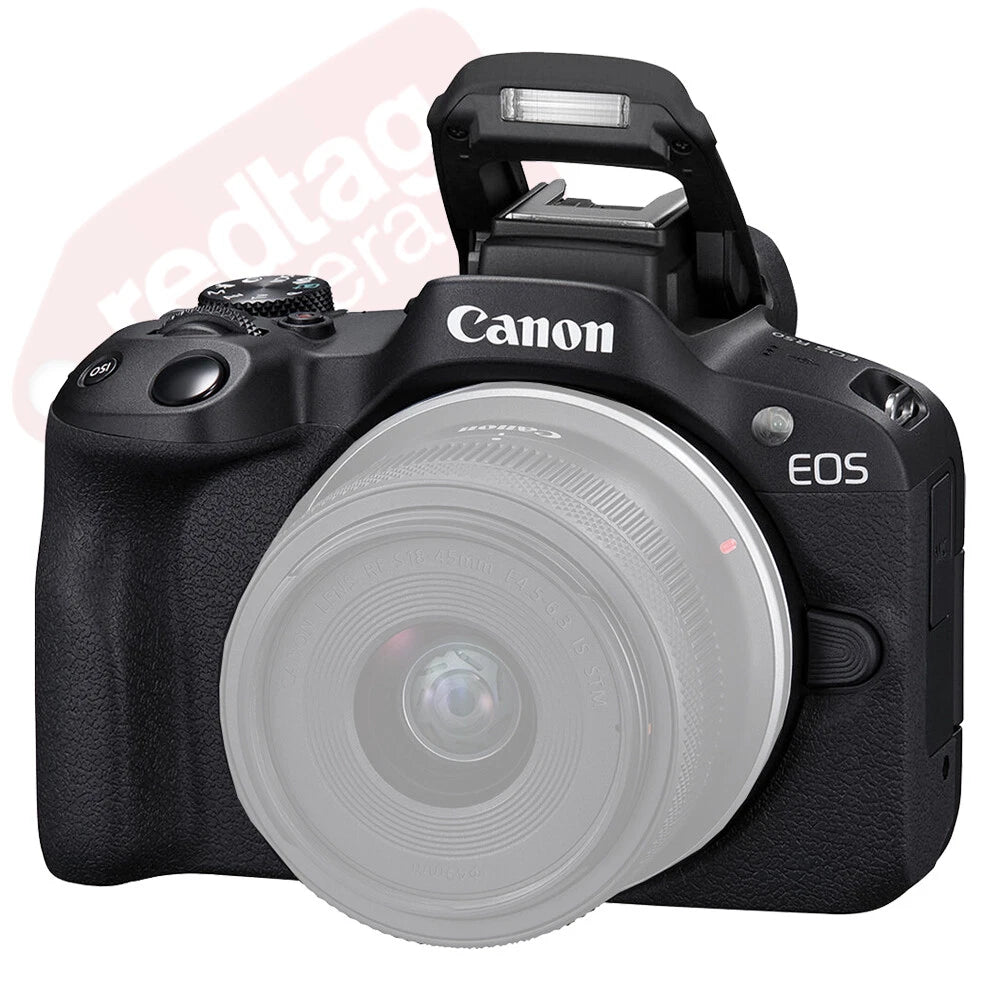 Canon EOS R50 24.2MP APS-C Mirrorless Camera with RF-S 18-45mm IS STM Lens Black