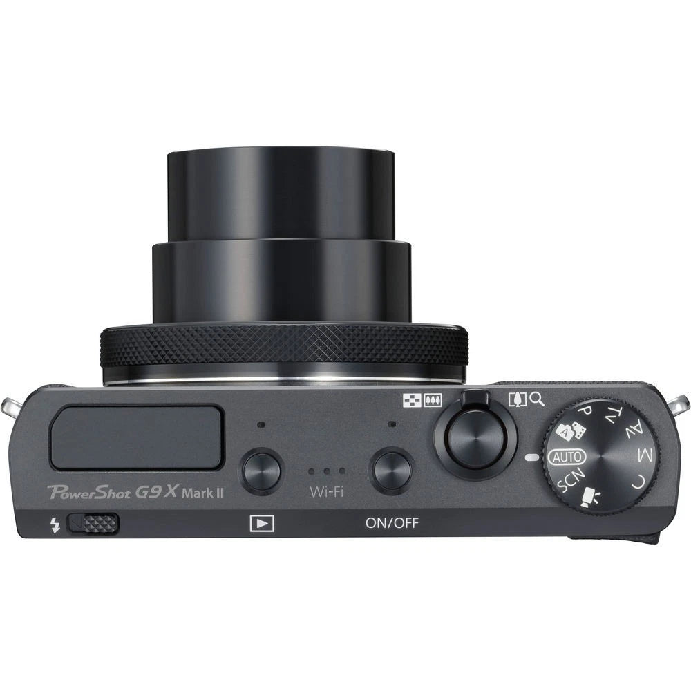 Canon PowerShot G9 X Mark II 20.1MP 1-Inch Sensor Compact Digital Camera Black