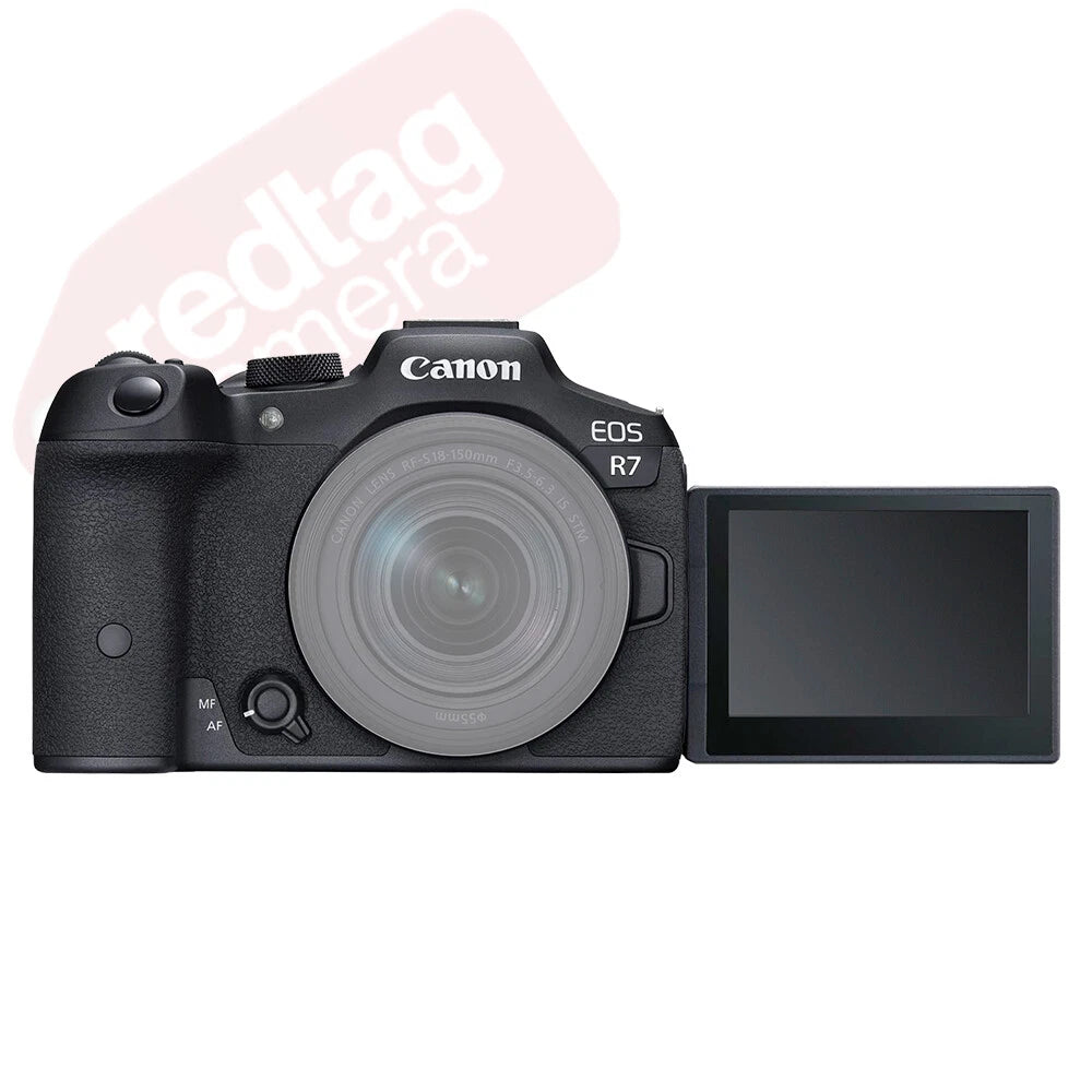 Canon EOS R7 32.5MP APS-C Mirrorless Camera with RF-S 18-150mm IS STM Lens Black