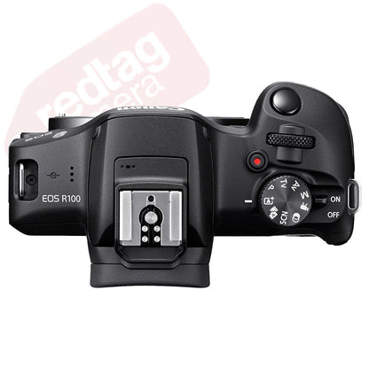 Canon EOS R100 Mirrorless Digital Camera with RF-S 18-45mm IS STM Lens
