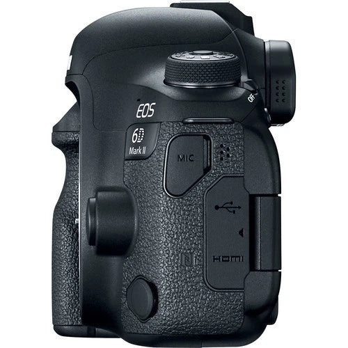 Canon EOS 6D Mark II 26.2MP Full-Frame DSLR Camera Body Only Black