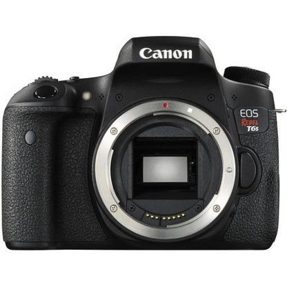 Canon EOS Rebel T6s 24.2MP APS-C DSLR Camera Body Only Black